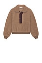 view 4 of 4 System Half Zip Fleece in Brown