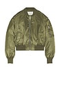 view 4 of 4 Cropped Broad Bomber in Khaki