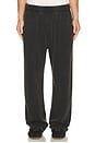 view 1 of 5 Straight Leg Sweatpant in Washed Black