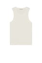 view 4 of 4 Rib Tank in White