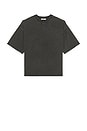 view 4 of 4 Heavy Boxy Tee in Washed Black