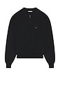 view 5 of 5 Long Sleeve Club Polo in Black
