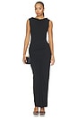 view 1 of 3 Drape Maxi Dress in Black