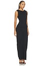 view 2 of 3 Drape Maxi Dress in Black