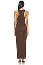 view 3 of 3 ROBE MUSCLE TANK MIDI in Brunette