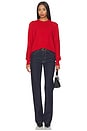view 5 of 4 KNIT  크루넥 in Red