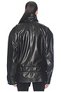 view 4 of 4 Sol Jacket in Black Leather