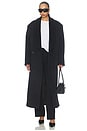 view 1 of 4 Robe Coat in Black