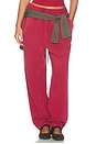 view 1 of 6 Standard Sweatpant in Red Clay