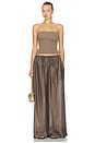 view 5 of 6 Vento Wide Leg Pant in Mocha