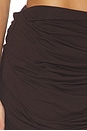 view 6 of 6 Drape Skirt in Tobacco