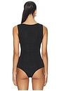 view 4 of 5 Boat Neck Bodysuit in Black