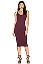 view 1 of 4 Silk Rib Tank Dress in Port