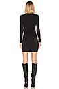 view 3 of 3 Cashmere Ruched Mini Dress in Black