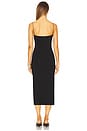 view 4 of 4 Strappy Side Slit Dress in Black