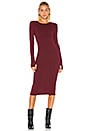 view 1 of 4 X REVOLVE Rib Midi Dress in Reddened Brown