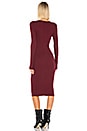 view 3 of 4 X REVOLVE Rib Midi Dress in Reddened Brown