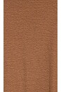view 4 of 4 Silk Rib Detached Mockneck Sleeveless Midi Dress in Gold
