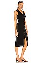 view 2 of 3 Rib Sweater Knit Sleeveless Cardigan Dress in Black
