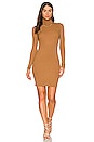 view 1 of 3 X REVOLVE Turtleneck Mini Dress in Danish Brown