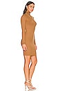 view 2 of 3 X REVOLVE Turtleneck Mini Dress in Danish Brown
