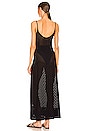 view 3 of 3 Open Knit Cami Dress in Black
