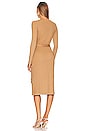 view 3 of 3 A Coste Wrap Dress in Sand