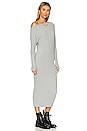 view 2 of 4 Sweater Knit Slouch Dress in Heather Grey