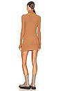 view 3 of 4 Turtleneck Sweater Mini Dress in Amber