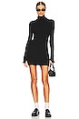 view 1 of 3 Turtleneck Sweater Mini Dress in Black