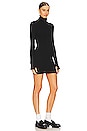 view 2 of 3 Turtleneck Sweater Mini Dress in Black