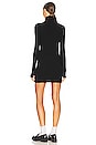 view 3 of 3 Turtleneck Sweater Mini Dress in Black
