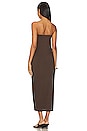 view 3 of 3 Luxe Knit Strapless Dress in Espresso
