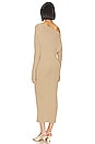 view 3 of 3 Knit Slouch Dress in Khaki