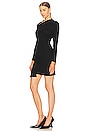 view 3 of 4 x REVOLVE Italian Jersey Slash Mini Dress in Black