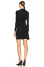 view 4 of 4 x REVOLVE Italian Jersey Slash Mini Dress in Black