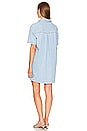 view 3 of 3 Soft Denim Shirt Dress in Washed Blue