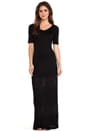 view 1 of 4 Chiffon Panel Maxi Dress in Black