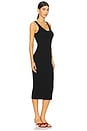 view 2 of 3 Silk Knit Tank Midi Dress in Black