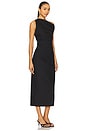 view 3 of 4 Poplin Sculptured Dress in Black