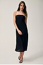 view 2 of 7 Linen Bias Dress in Black