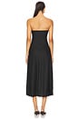 view 3 of 3 Linen Bias Dress in Black