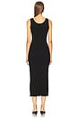view 3 of 3 Lettuce Edge Boatneck Dress in Black