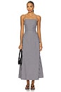 view 1 of 4 VESTIDO XADREZ TEXTURIZADO in Black Gingham