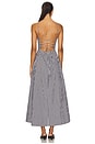 view 3 of 4 VESTIDO XADREZ TEXTURIZADO in Black Gingham