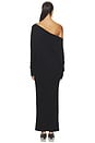 view 3 of 3 Knit Slouch Maxi Dress in Black