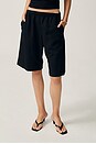 view 2 of 7 Twill Bermuda Short in Black