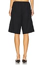 view 4 of 6 Twill Bermuda Short in Black