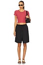 view 5 of 6 Poplin Resort Short in Black