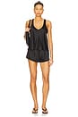 view 5 of 6 Silk Slip Short in Black